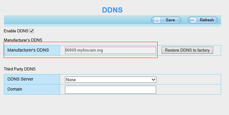 Obtain and install a Foscam DDNS foscam