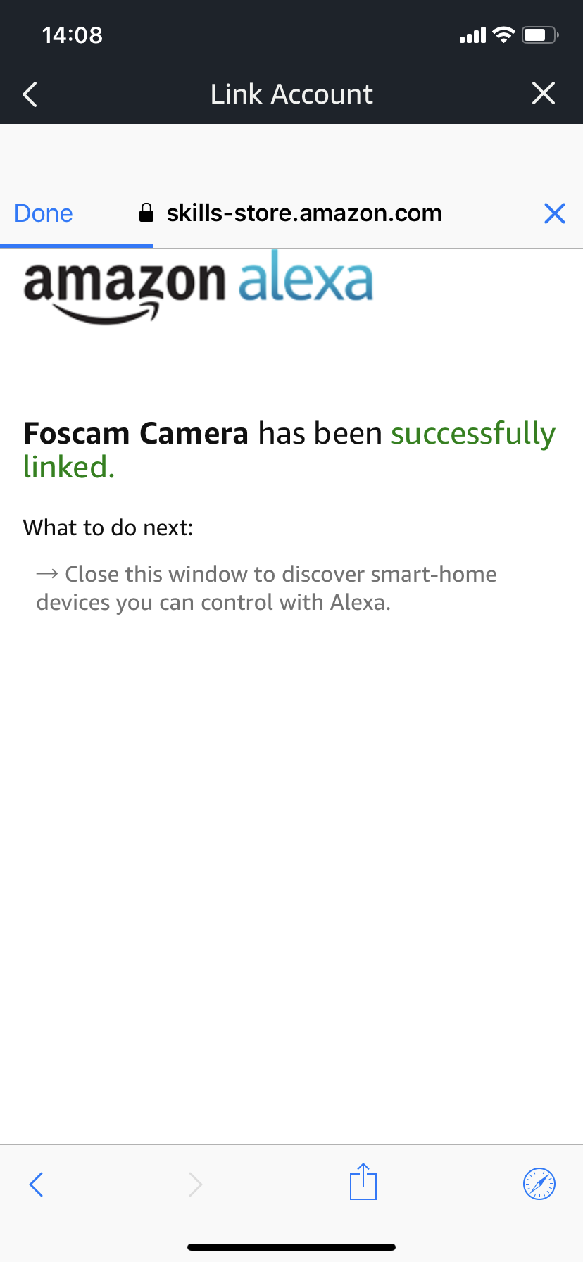 foscam alexa