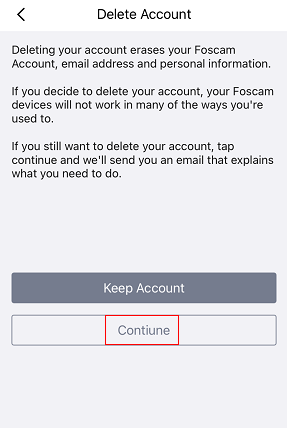 Foscam account hot sale